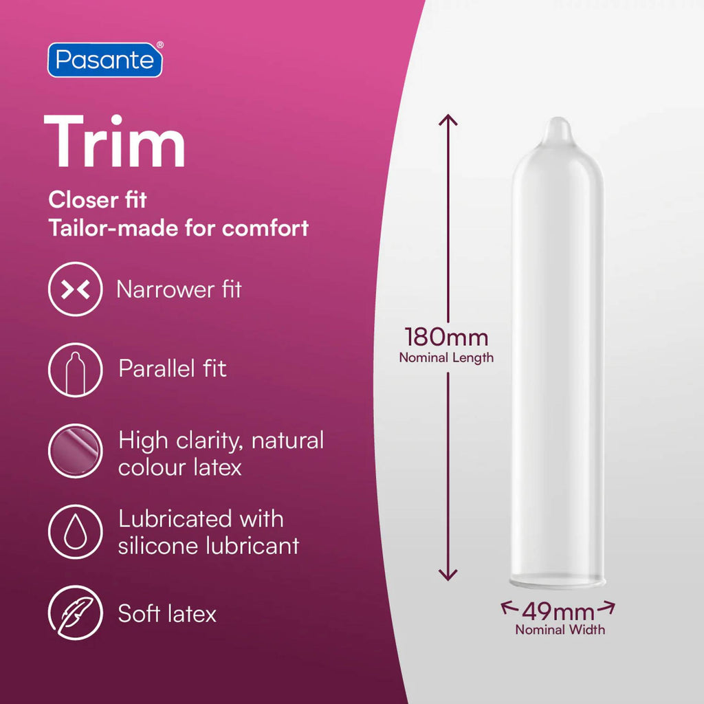 Pasante Trim · užší kondomy (12 ks)