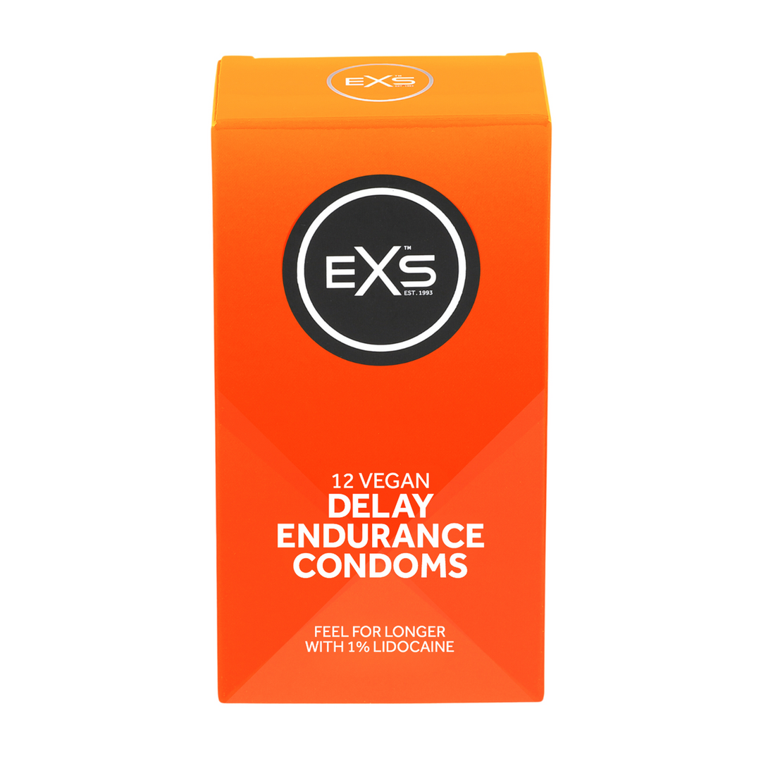 EXS Delay · kondomy pro oddálení ejakulace (12 ks)