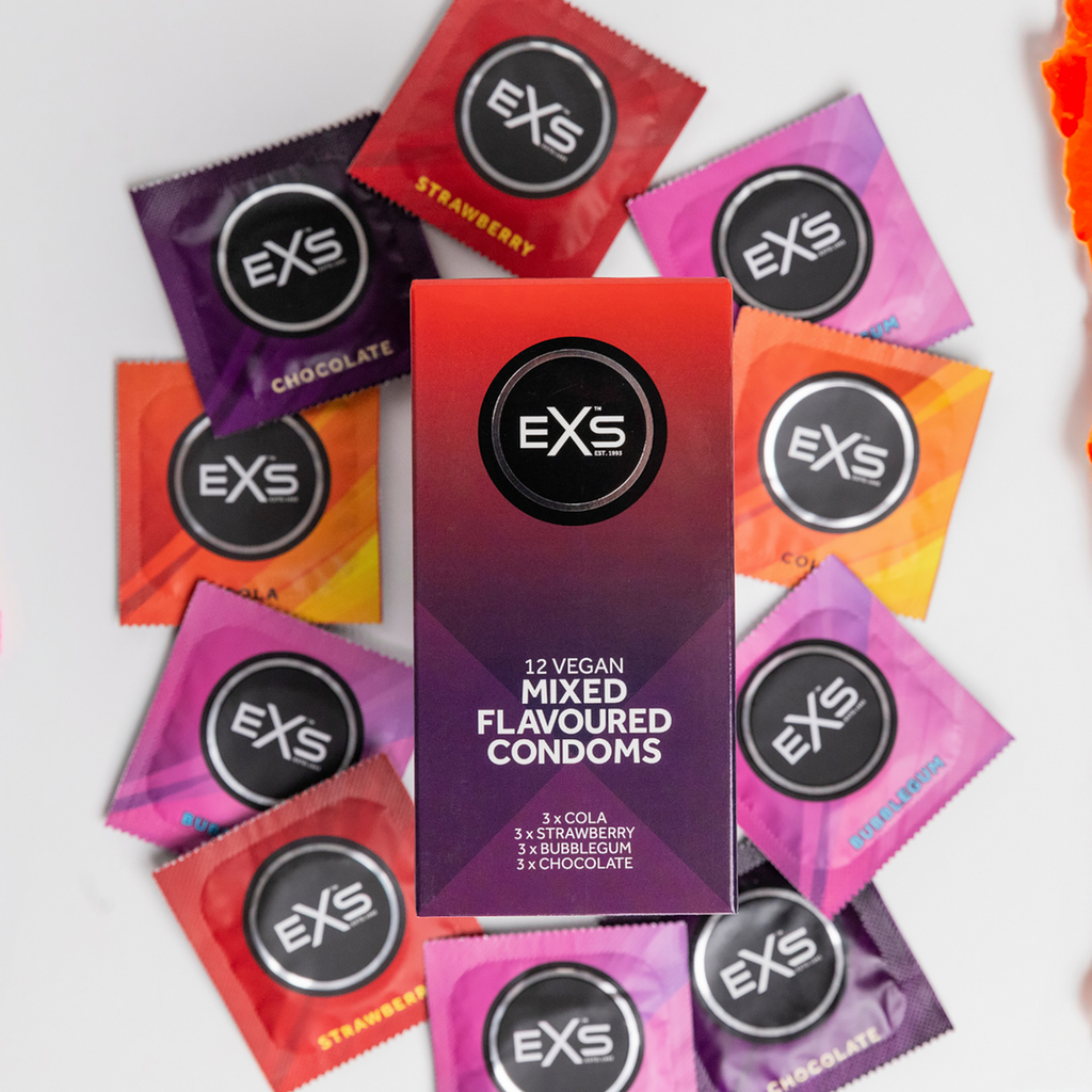 EXS Mixed Flavoured · ochucené kondomy (12 ks)