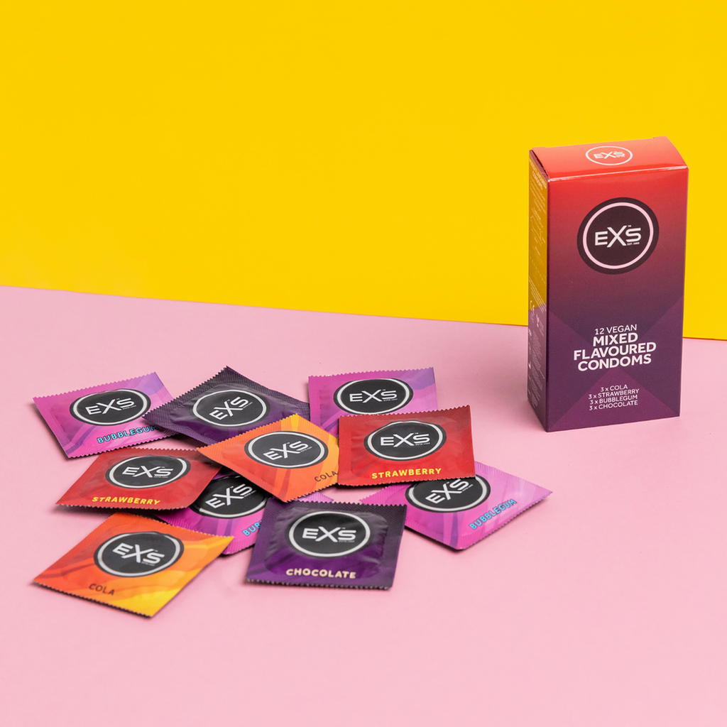 EXS Mixed Flavoured · ochucené kondomy (12 ks)