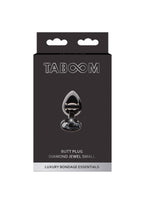 Taboom Butt Plug With Diamond Jewel · hliníkový anální kolík se šperkem