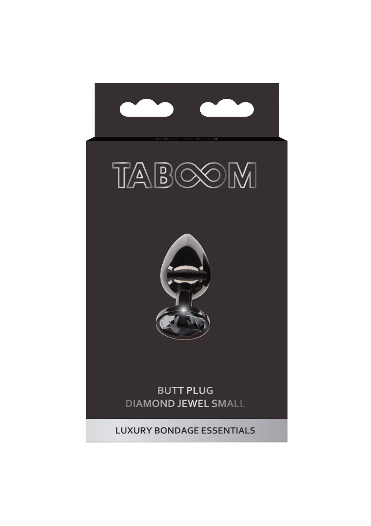 Taboom Butt Plug With Diamond Jewel · hliníkový anální kolík se šperkem