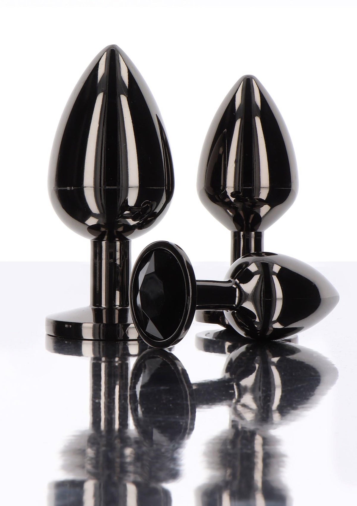 Taboom Butt Plug With Diamond Jewel · hliníkový anální kolík se šperkem