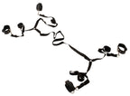 ZADO Leather Bed Restraint · kožená sada na připoutání k posteli