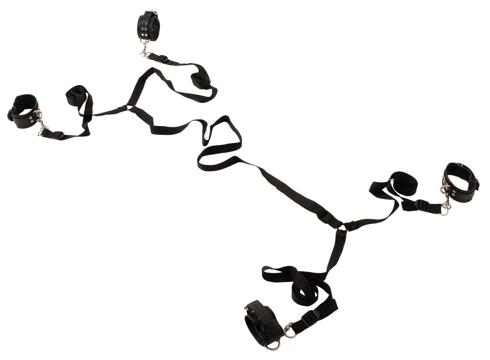 ZADO Leather Bed Restraint · kožená sada na připoutání k posteli