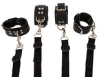ZADO Leather Bed Restraint · kožená sada na připoutání k posteli