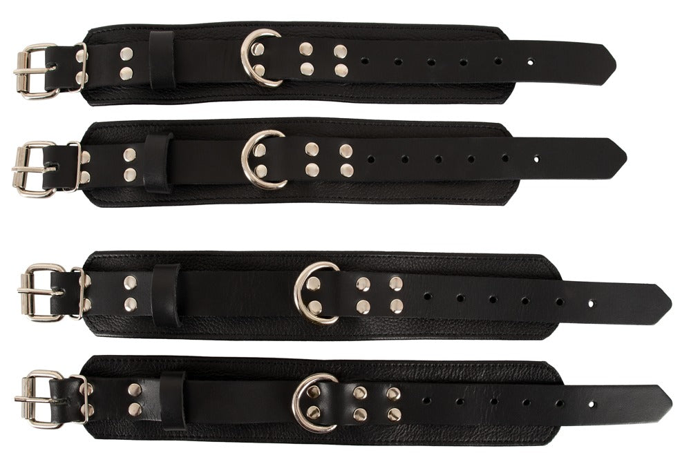 ZADO Leather Bed Restraint · kožená sada na připoutání k posteli