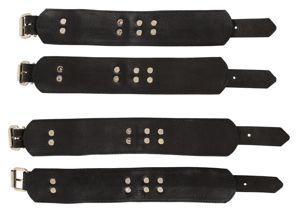 ZADO Leather Bed Restraint · kožená sada na připoutání k posteli