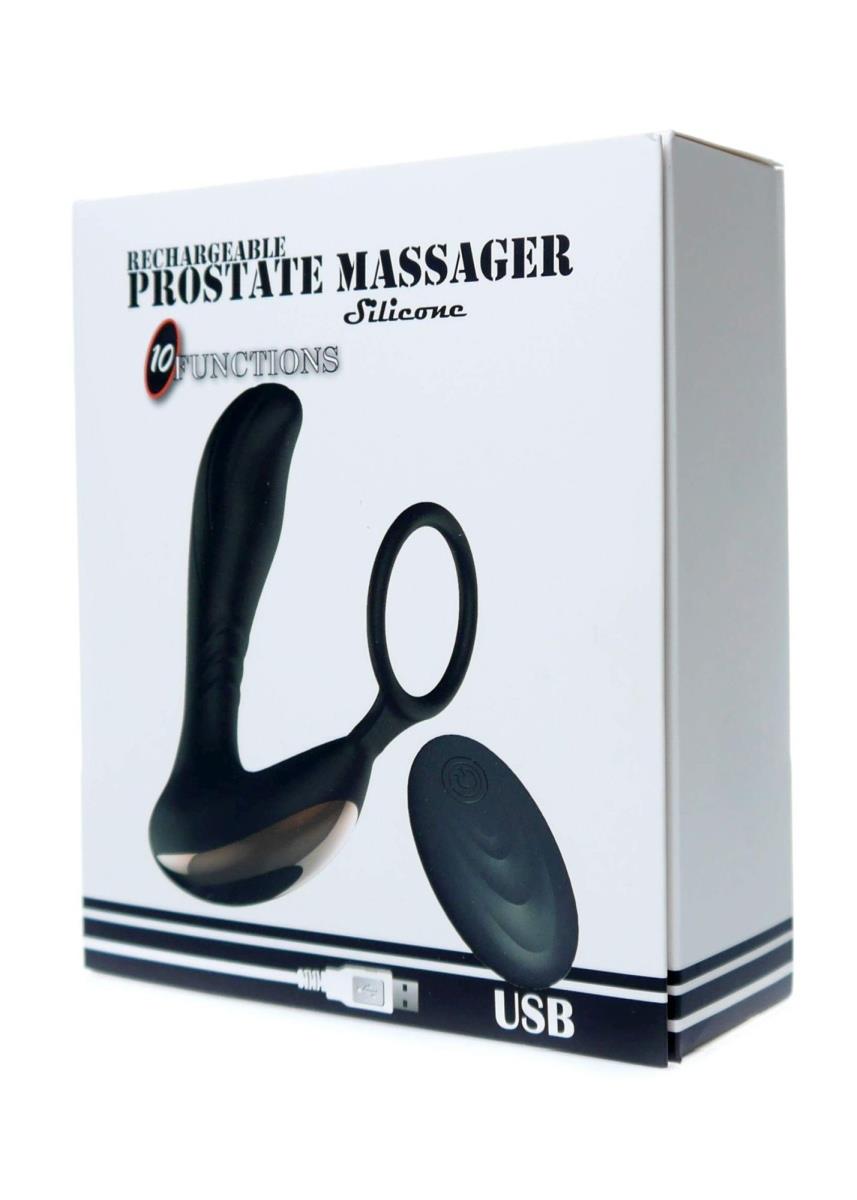 B-Series Magic masér prostaty s kroužkem · dálkové ovládání, USB