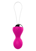 B-Series Magic Vibrating Silicone Kegel Balls · vibrační venušiny kuličky s ovladačem, růžová