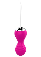 B-Series Magic Vibrating Silicone Kegel Balls · vibrační venušiny kuličky s ovladačem, růžová