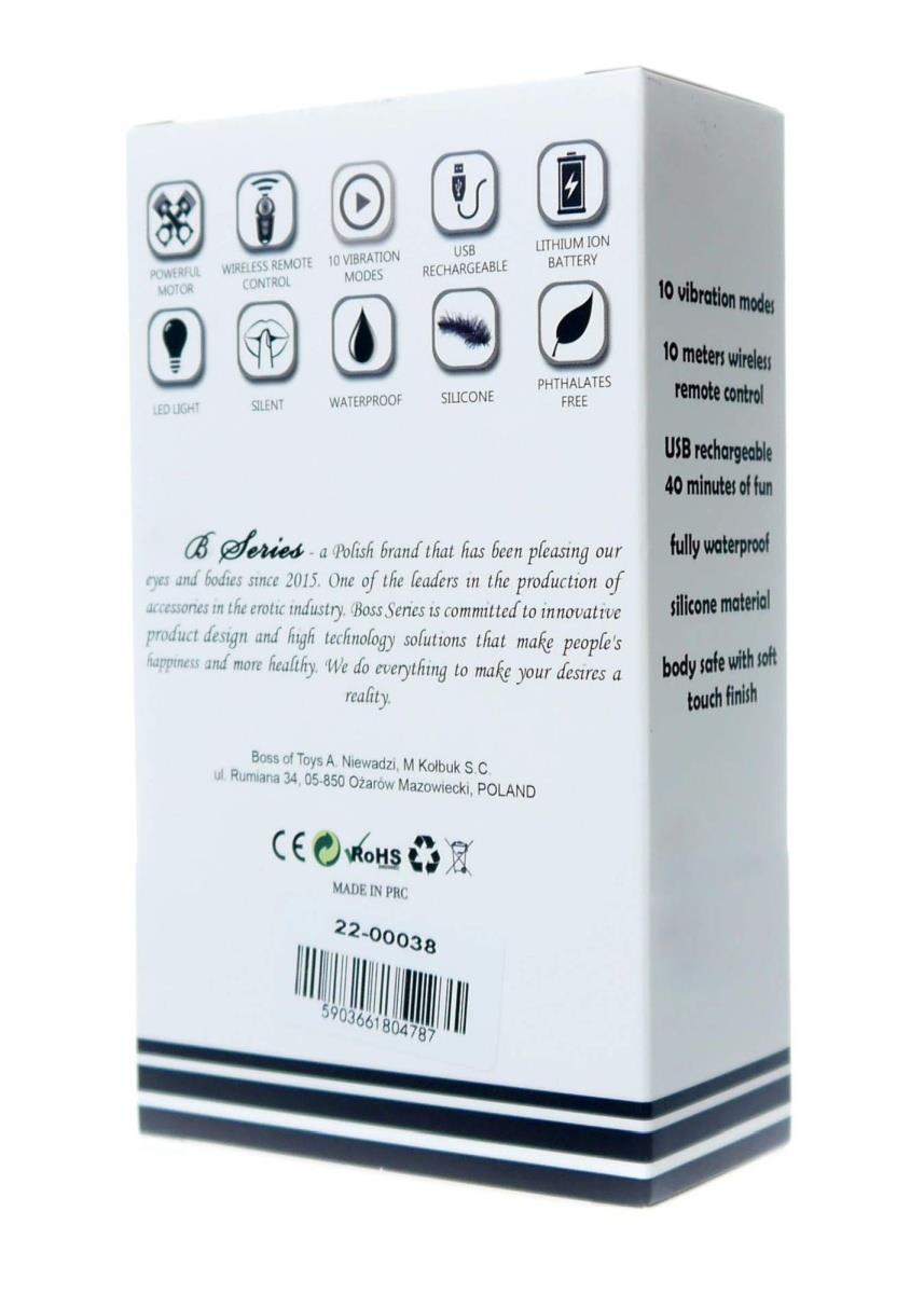 B-Series Magic Vibrating Silicone Kegel Balls · vibrační venušiny kuličky s ovladačem, růžová