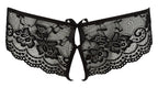 Cottelli Lingerie Crotchless Lace Briefs · krajkové kalhotky s otevřeným rozkrokem · vel. M