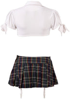 Cottelli School Set · kostým školačky se sukní a kravatou, vel. M