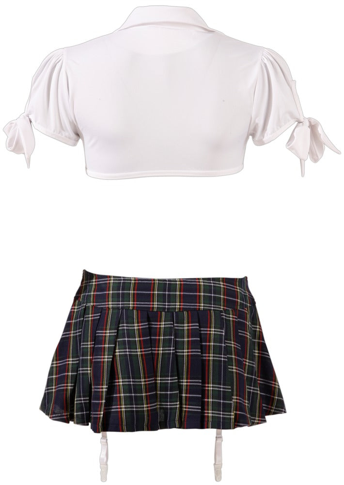Cottelli School Set · kostým školačky se sukní a kravatou, vel. M