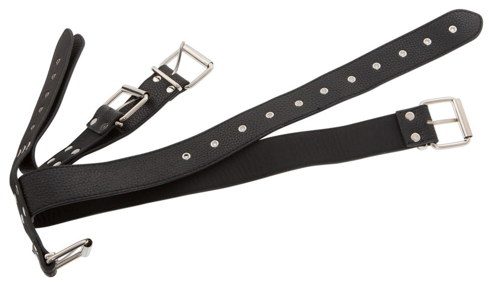 Bad Kitty Neck Restraint · postroj s obojkem, pásem a pouty na ruce