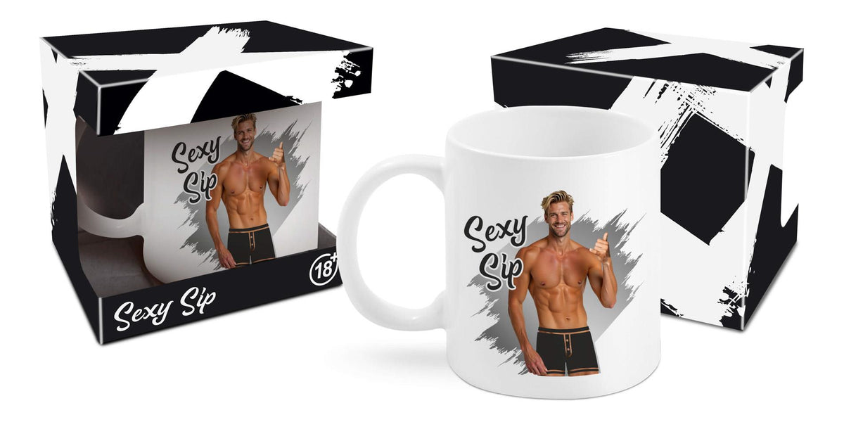Sexi Sip - Kubek 300ml - Mężczyźni