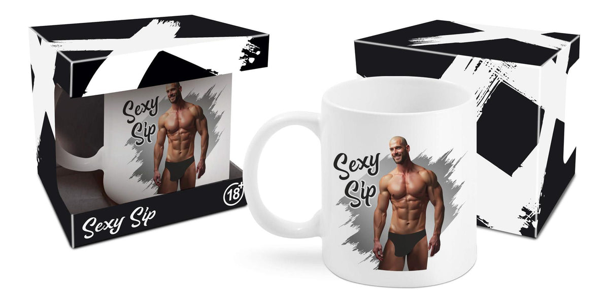 Sexi Sip - Kubek 300ml - Mężczyźni