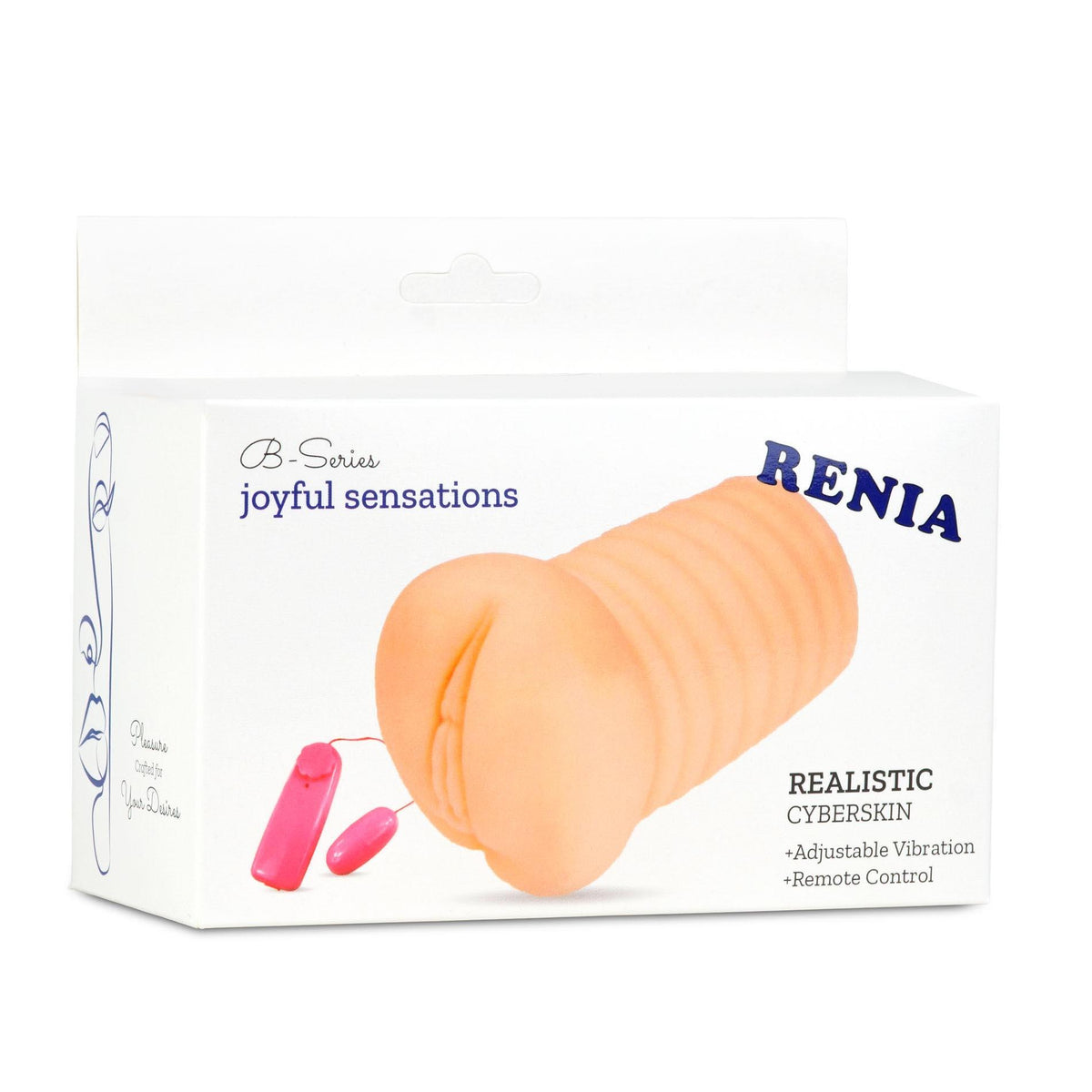 B Series Lyla Renia · masturbátor s umělou vagínou a vibračním vajíčkem