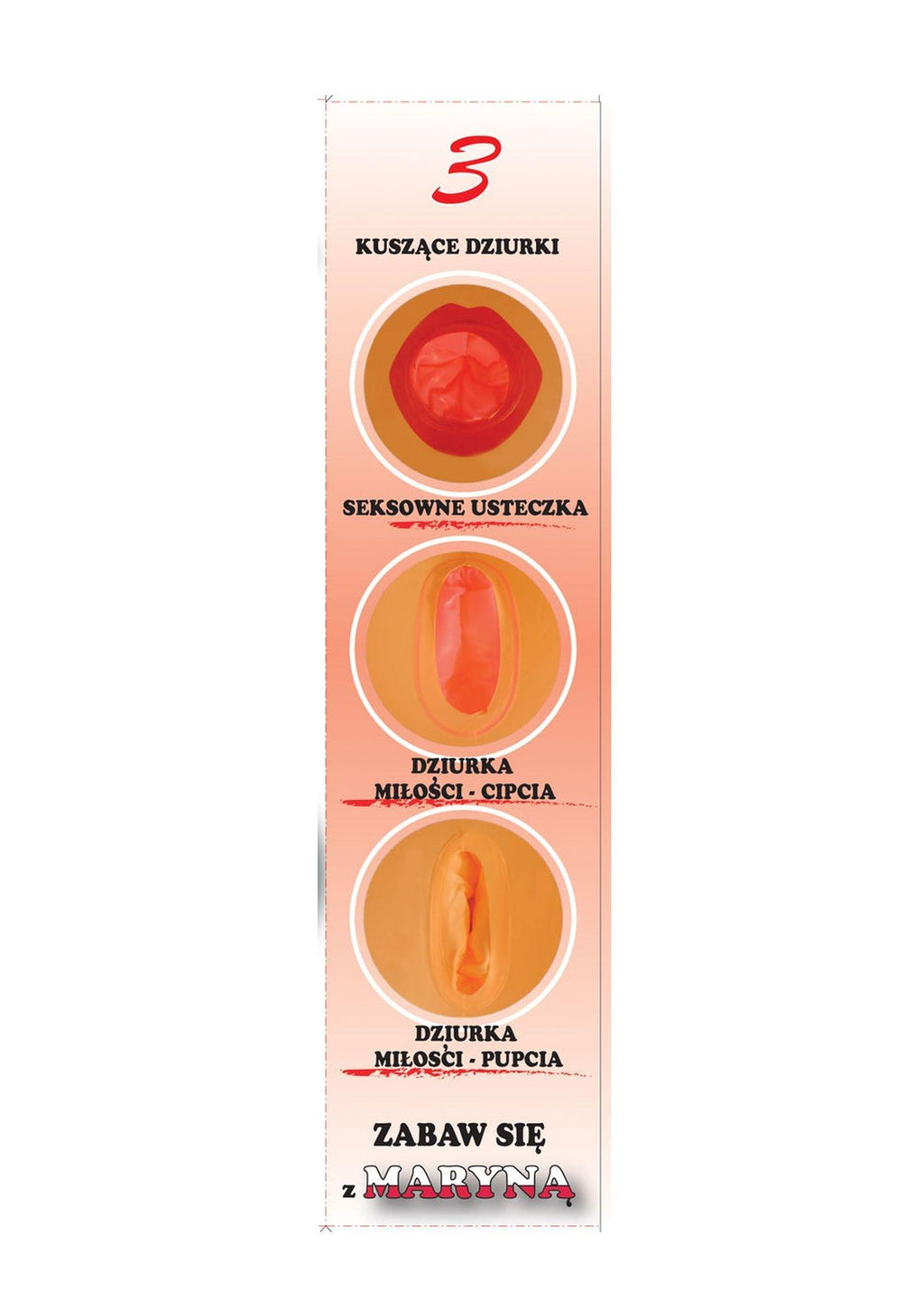 Nafukovací panna Maryna · životní velikost