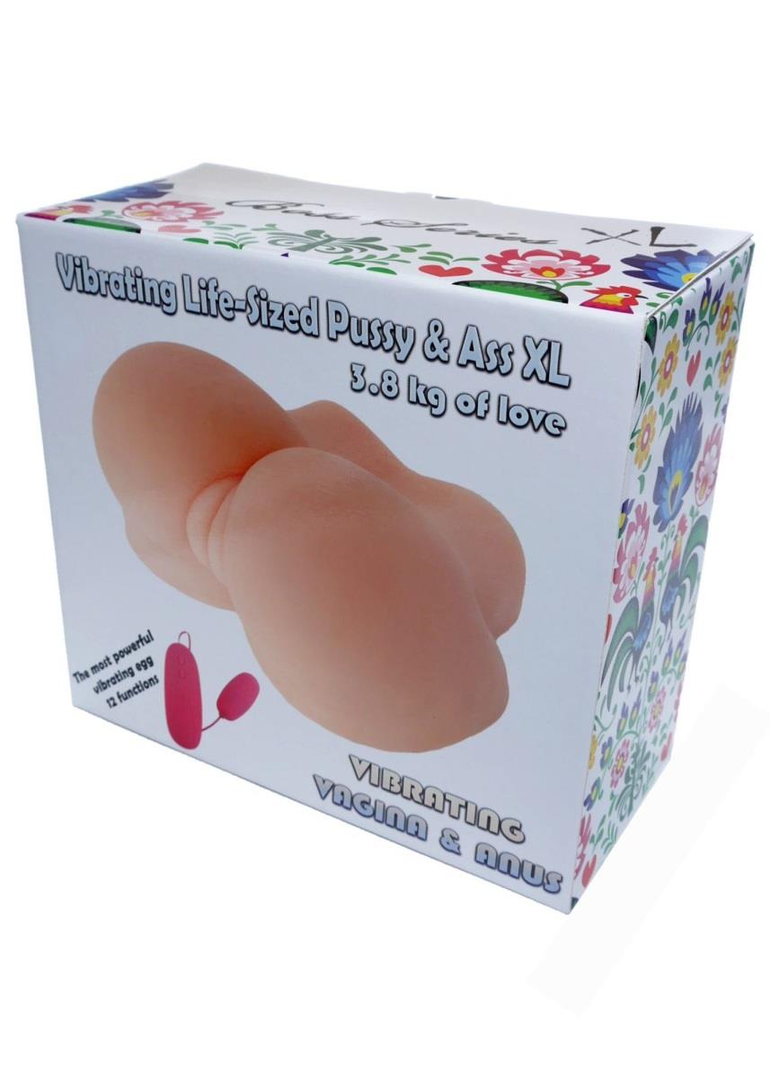 B Series Lyla Vibrating Life-Sized Pussy & Ass XL · vibrační masturbátor