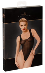 Noir Body Basic · průhledné string body