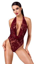 Noir Body red · průsvitné string body Kink Royal, vínová, vel. M
