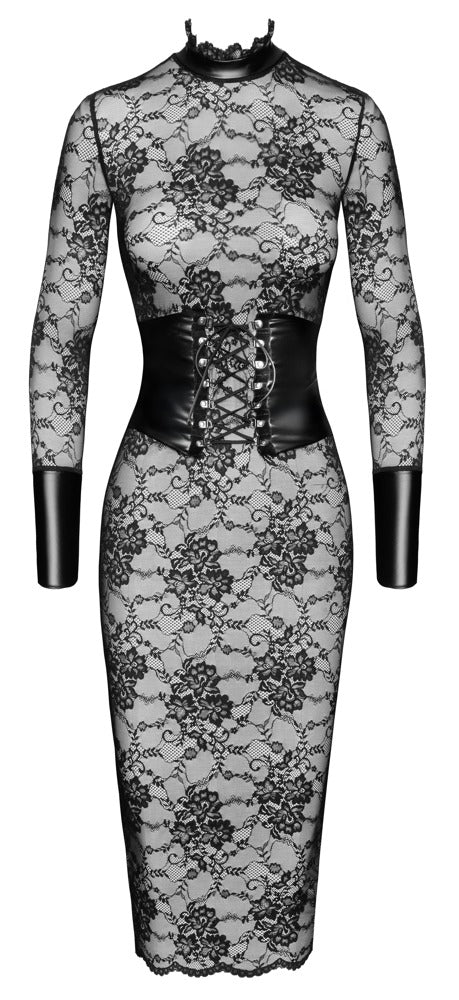 Noir Dress Lace · krajkové midi šaty Kink Royal, vel. S