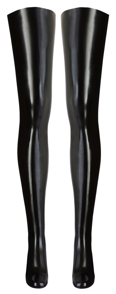 Late X Latex Stockings · latexové punčochy do stehen · vel. L/XL