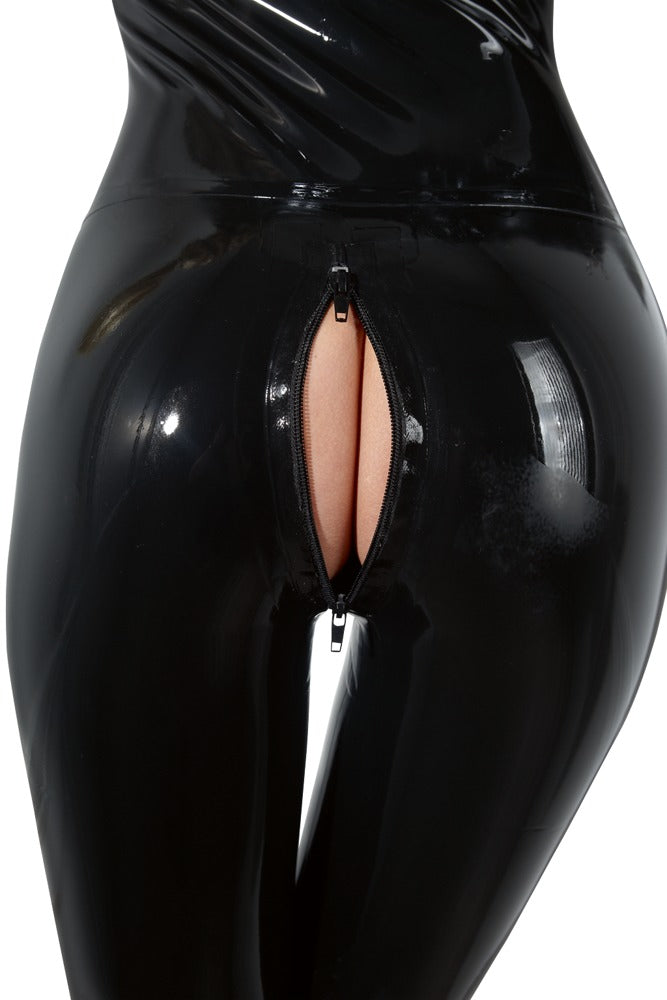 Late X Latex Catsuit · latexový overal se dvěma zipy · vel. XL