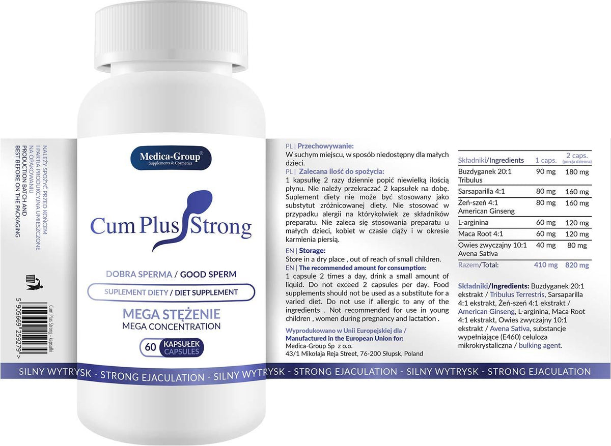 Supl.diety-Cum Plus Strong - 60 caps