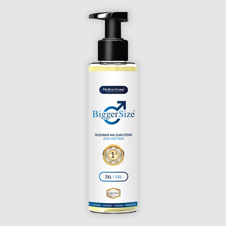 Medica Bigger Size · stimulační gel 2v1 pro muže