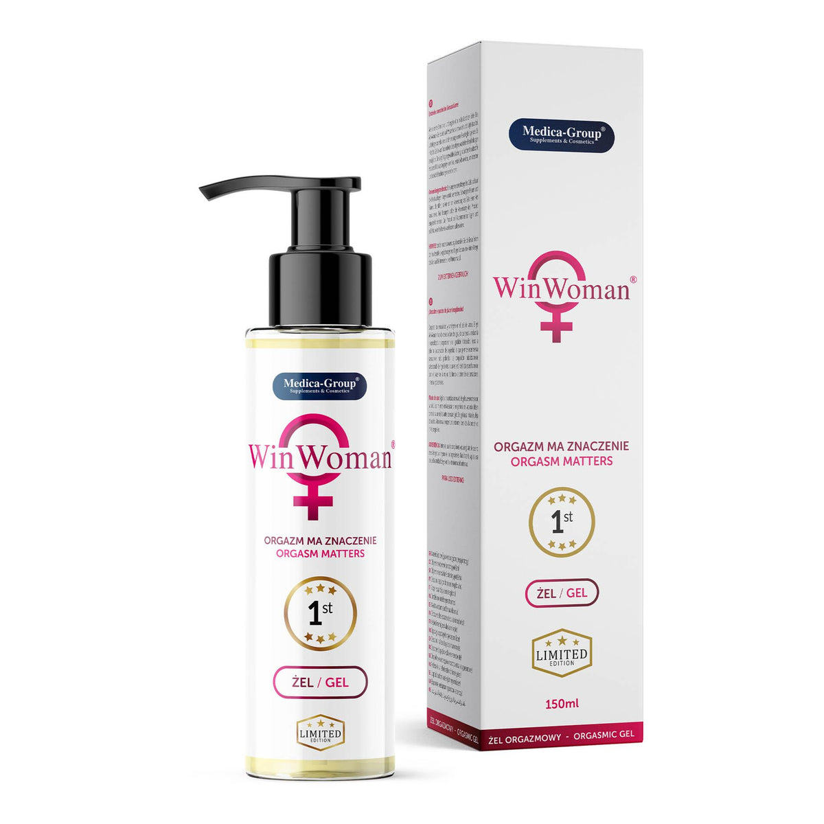 Medica WinWoman · stimulační gel 2v1 pro ženy 150 ml