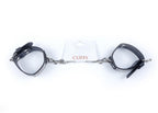 Fetish B-Series Handcuffs with Cristals · pouta s kamínky, stříbrná