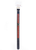 Fetish B Series Collar with crystals Red Line · obojek s krystaly, červená, šíře 3 cm