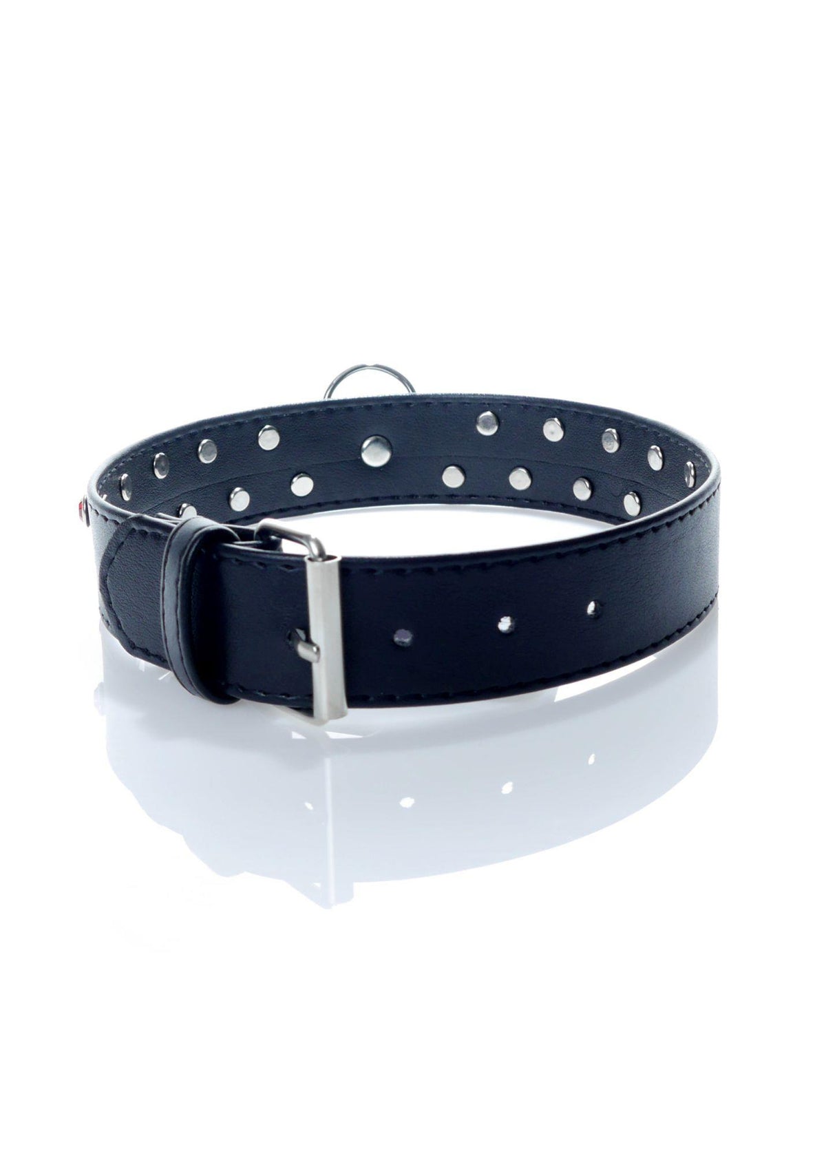 Fetish B-Series obojek s červenými krystaly · šířka 3 cm