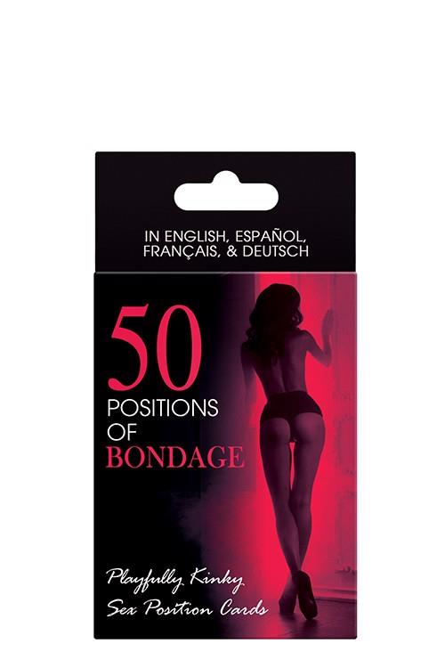 Kheper Games 50 Positions of Bondage · karty s pozicemi pro bondage hrátky