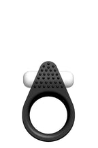 Dream Toys All Time Favorites Silicone Stimu-Ring · vibrační erekční kroužek s kuličkou, černá