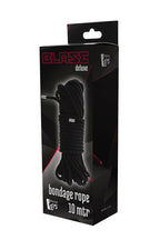 Dream Toys Blaze Deluxe Bondage Rope 10 m · černé lano na bondage