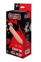 Dream Toys RealStuff Strap On Real Dildo · připínací dildo s postrojem