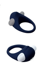 Dream Toys Rings of Love Stimu Ring · modrý vibrační erekční kroužek