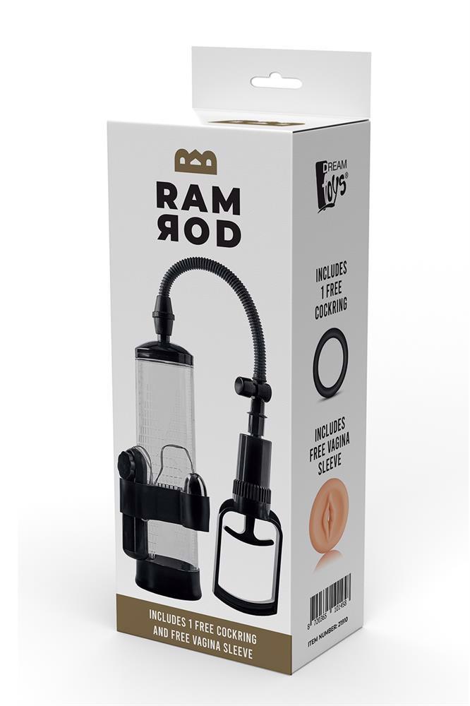 Dream Toys Ramrod Vibrating Penis Pump · vakuová pumpa s vibrací
