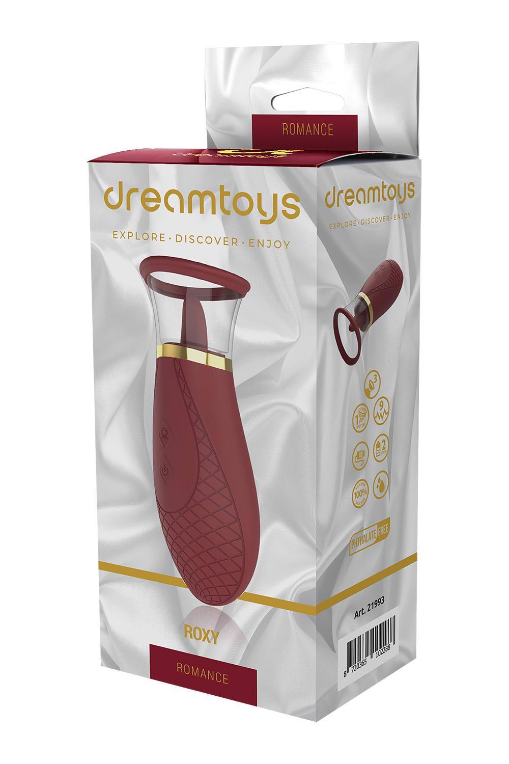 Dream Toys Romance Roxy · vakuový stimulátor klitorisu s jazýčkem