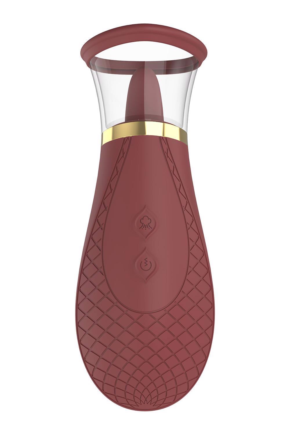 Dream Toys Romance Roxy · vakuový stimulátor klitorisu s jazýčkem
