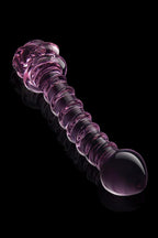 Dream Toys Glaze Glass Rosebud Spiral · skleněné dildo na bod G