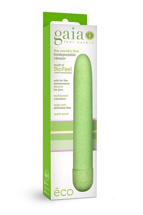 Blush Gaia Eco Vibe · biologicky rozložitelný mini vibrátor, zelený