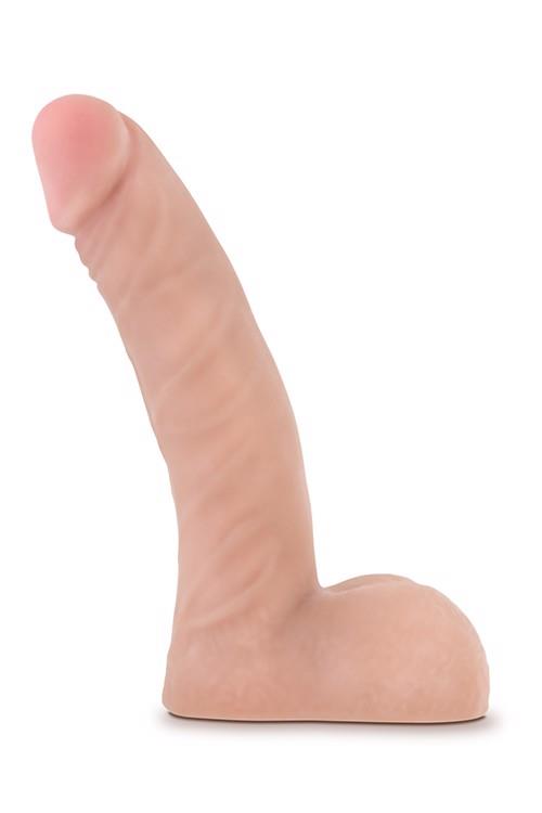 Blush X5 Basic · realistické dildo s varlaty, béžové