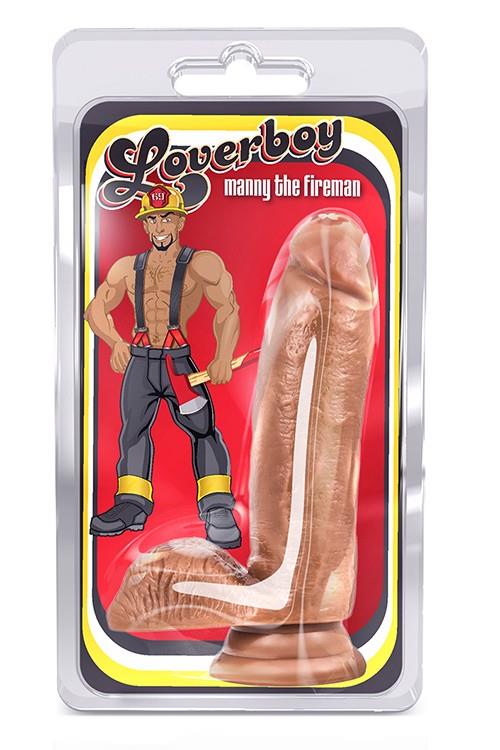 Blush Loverboy Manny the Fireman · realistické dildo s přísavkou