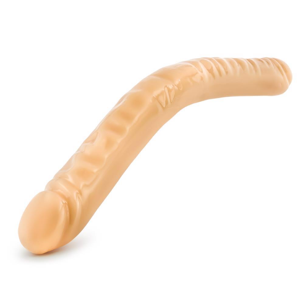 Blush B Yours 18 Inch Double Dildo · oboustranné dildo, béžové
