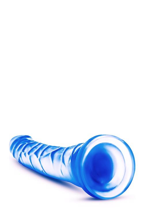 Blush B Yours Sweet n Hard 6 · realistické dildo s přísavkou, modrá